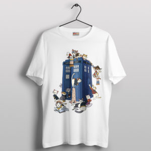 Cats 13th Doctor Who Tardis T-Shirt Police Box