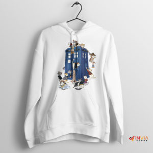 Cats With Tardis Police Box Hoodie Doctor Who Merch
