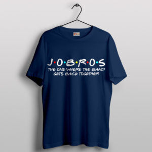 Jobros The Band Gets Back Together Navy T-Shirt