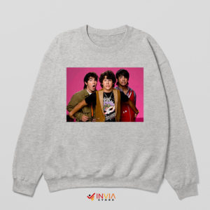 Jonas Brothers First Song Vintage Sport Grey Sweatshirt Concert