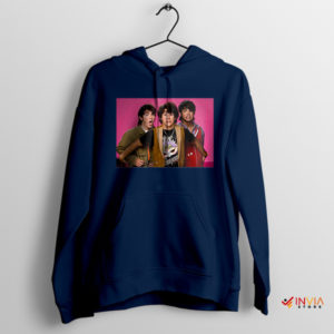 Jonas Brothers New Music Retro Navy Hoodie Merch