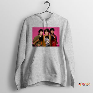 Jonas Brothers New Music Retro Sport Grey Hoodie Merch