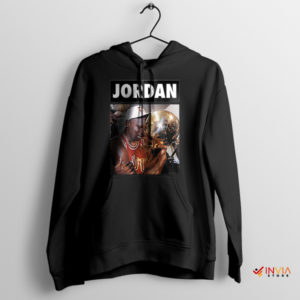 Michael Jordan Champions Cry Black Hoodie NBA Legend