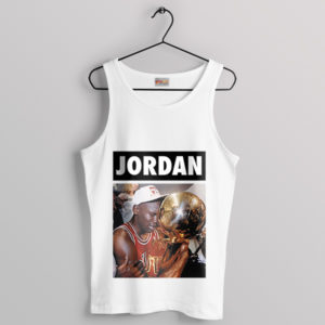 Michael Jordan Trophy NBA Cry Tank Top Chicago Bulls