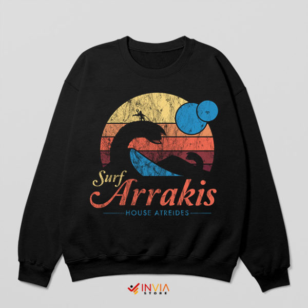 Visit Arrakis Sunset Dune Planet Sweatshirt Movie
