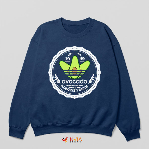 Avocado Festival Navy Sweatshirt Adidas Funny Sweaters S-3XL