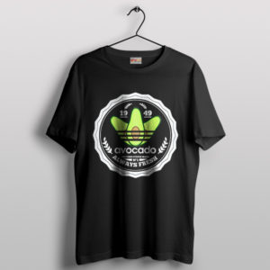 Avocado Holic Fresh Black Tshirt Meme Adidas Logo