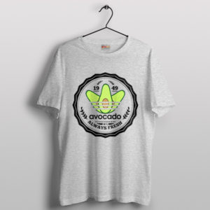 Avocado Holic Fresh Sport Grey Tshirt Meme Adidas Logo