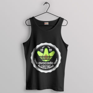 Avocado Organic Always Fresh Black Tank Top Adidas Logo