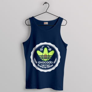 Avocado Organic Always Fresh Navy Tank Top Adidas Logo