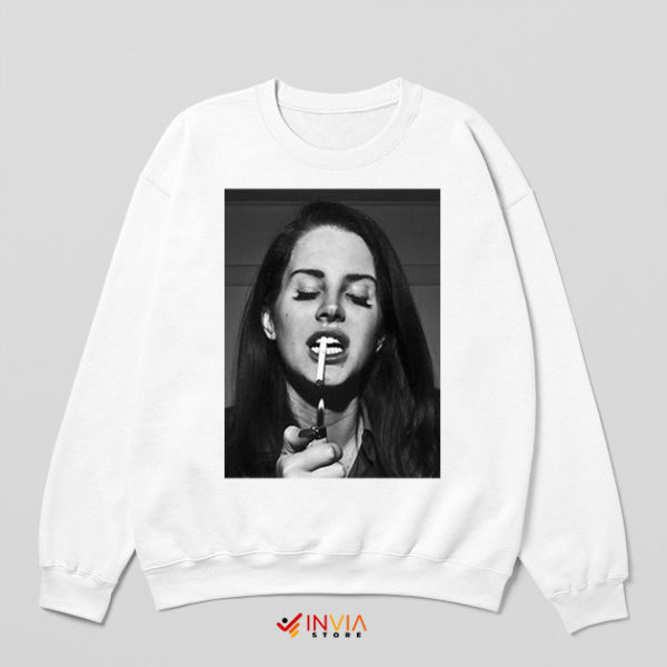 Face Shape Lana Del Rey Smoking Sweatshirt Merch