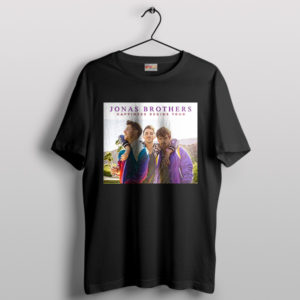 Jonas Brothers Tour Gift Ideas Black T-Shirt Happiness Begins