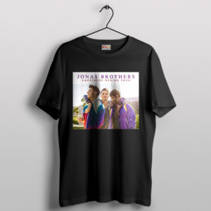 Jonas Brothers Tour Gift Ideas Black T-Shirt Happiness Begins