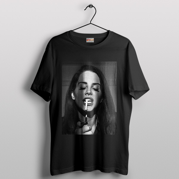 Lana Del Rey Smoke Boyfriend Black T-Shirt Merch Tour