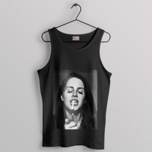 Lana Del Rey Smoking Ultraviolence BLack Tank Top Design Poster