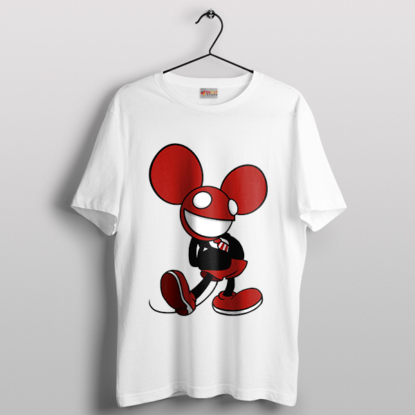 Mickey Deadmau5 Red Rocks White Tshirt Graphic Merch