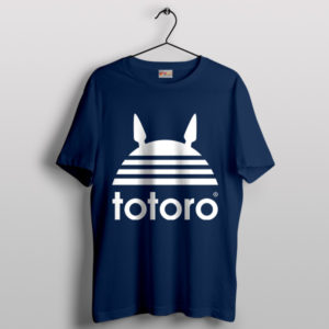 My Neighbour Tonari Totoro Adidas Navy Tshirt Anime Movie