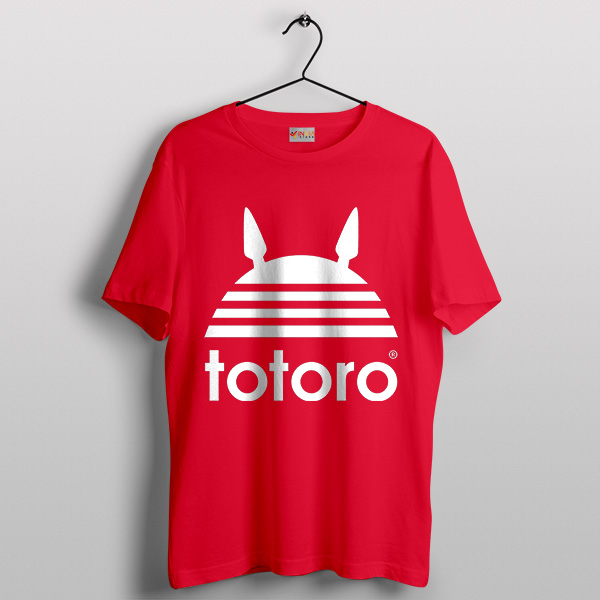My Neighbour Tonari Totoro Adidas Red Tshirt Anime Movie