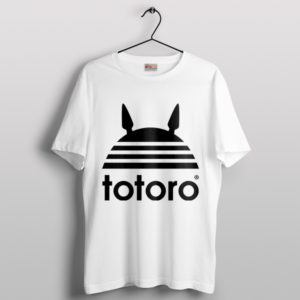 My Neighbour Tonari Totoro Adidas White Tshirt Anime Movie