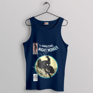 Night Monkey Spider-Man Amazing 3 Navy Tank Top Spider Verse