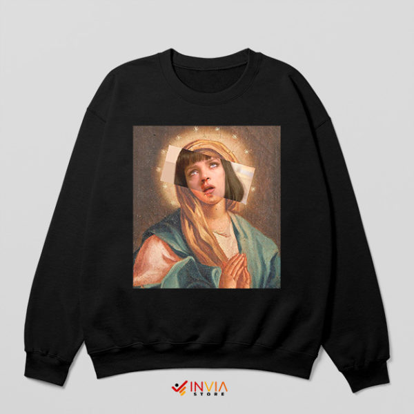 Saint Mia Wallace Virgin Black Sweatshirt