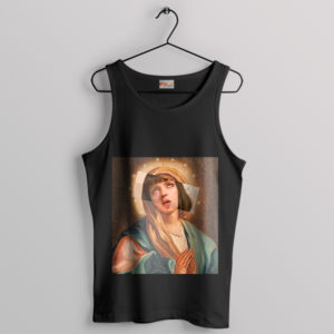 Virgin Mia Wallace Mary Black Tank Top