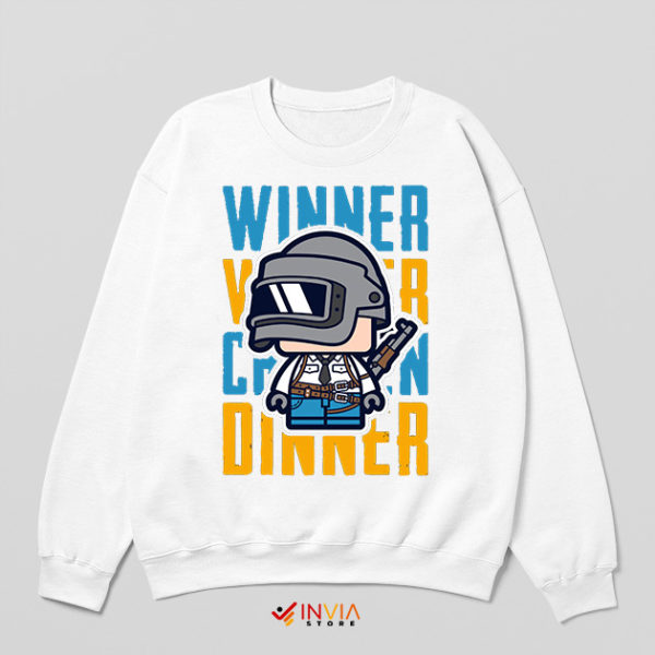 Winner Winner Chicken Dinner Pubg White Sweatshirt Game