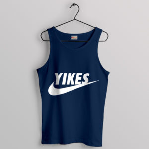 Yikes Drink Meme Kanye Nike Tank Navy Top Funny Apparel