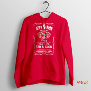 Charged Up 49ers Nation Slogan Red Hoodie NFL