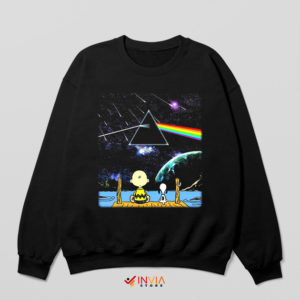 Dark Side Pink Floyd Snoopy Songs Sweatshirt Album Cover