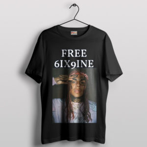 Free 6ix9ine Navy Tshirt Merch Latest Song