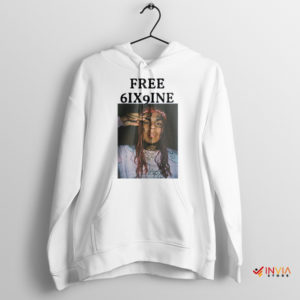 Free 6ix9ine Petition White Hoodie