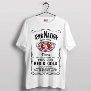 Heartbeat of the Bay 49ers Nation White T-Shirt