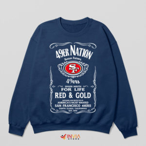 Pride in the Paint 49ers Nation Navy Sweatshirt