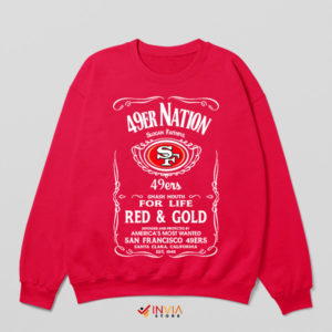 Pride in the Paint 49ers Nation Red Sweatshirt
