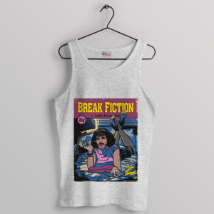 Funny Pulp Fiction Freddie Mercury Sport Grey Tank Top Break Fiction