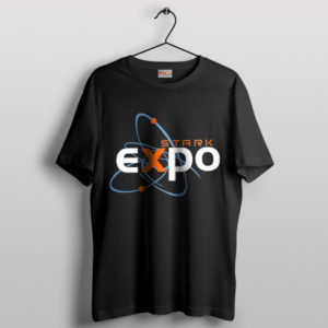 Howard Stark Expo Black T-Shirt Iron Man Technology Inc