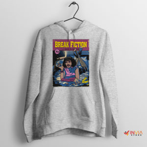 Mia Pulp Fiction Freddie Mercury Sport Grey Hoodie Quentin Tarantino