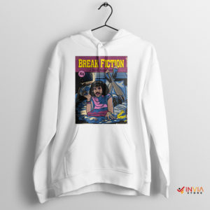 Mia Pulp Fiction Freddie Mercury White Hoodie Quentin Tarantino