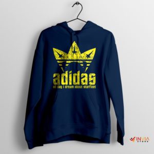 Starfleet Federation Ships Adidas Navy Hoodie Star Trek Movie