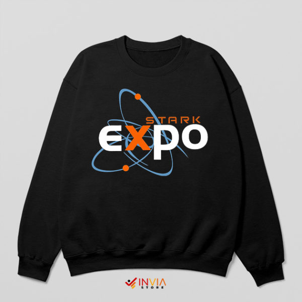 Stark Technology Marvel Expo Black Sweatshirt Iron Man Movie