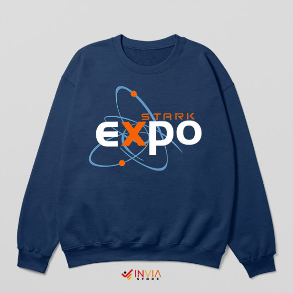 Stark Technology Marvel Expo Navy Sweatshirt Iron Man Movie