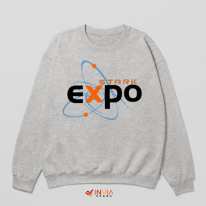 Stark Technology Marvel Expo Sport Grey Sweatshirt Iron Man Movie