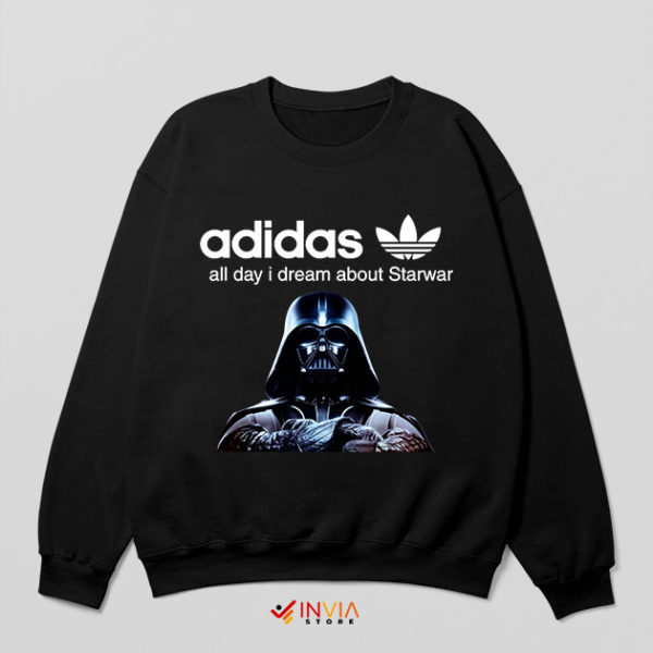 Darth Vader Adidas Starkiller Black Sweatshirt Death Star Quotes