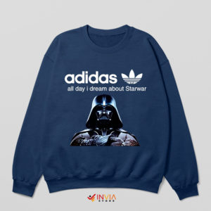 Darth Vader Adidas Starkiller Navy Sweatshirt Death Star Quotes