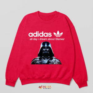 Darth Vader Adidas Starkiller Red Sweatshirt Death Star Quotes