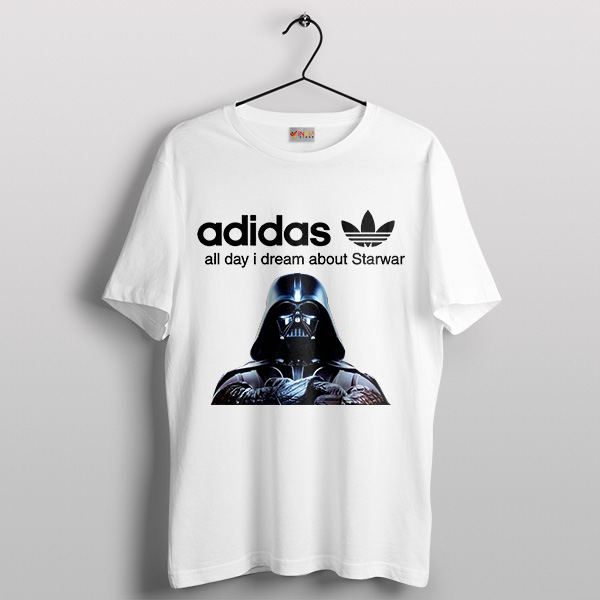 Darth Vader Death Quote Adidas Tshirt All Day I Dream About Starwar