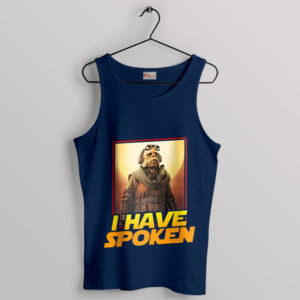 Mandalorian Kuill I Have Spoken Navy Tank Top TV Series