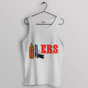 40oz Beer San Francisco 49ers Sport Grey Tank Top 409 ERS Gun