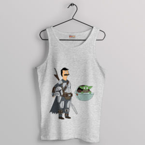 Boba Fett Meme Bobs Burgers Season 9 Sport Grey Tank Top Baby Yoda